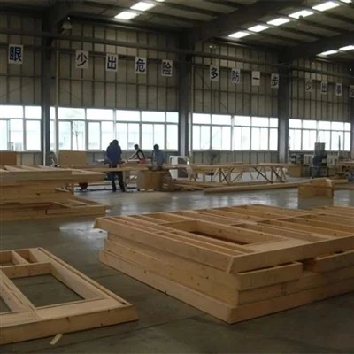 Mur extérieur préfabriqué en bois
